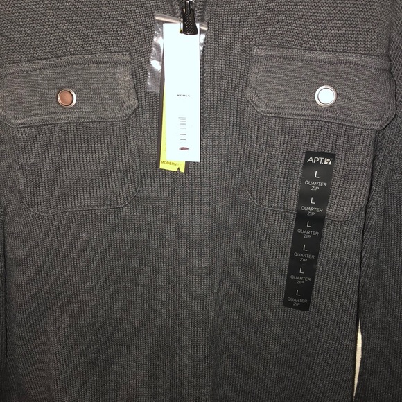 Brand New With Tags- Men’s APT 9 Sweater size L - Picture 4 of 6